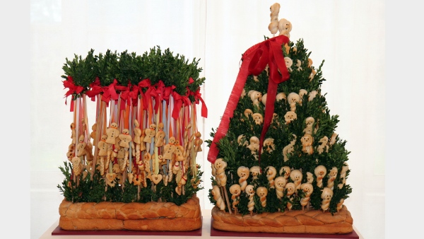 Svatební kytice z těsta Svatební kytice z těsta