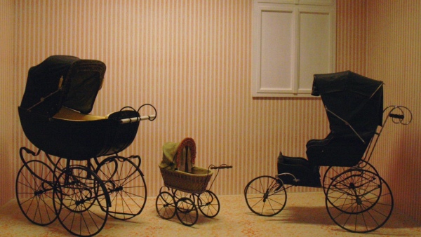 Kočárky ve výstavě Dětský svět za císaře pána