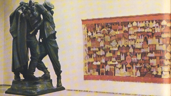 Jedna z fází výzdoby Nové budovy Národního muzea Jedna z fází výzdoby Nové budovy Národního muzea