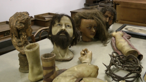 Panoptikum ze sbírek Národního muzea (stav před restaurováním)