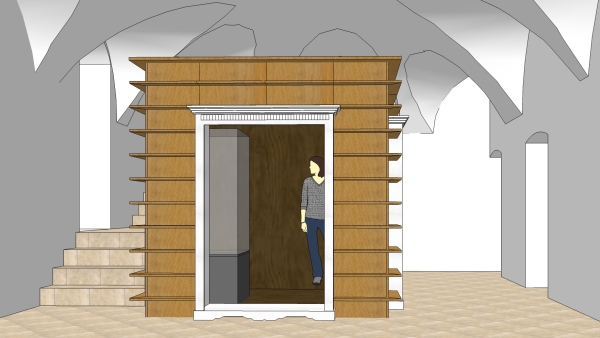 Speciální krychlový objekt v Muzeu české loutky a cirkusu (návrh) Speciální krychlový objekt v Muzeu české loutky a cirkusu (návrh)