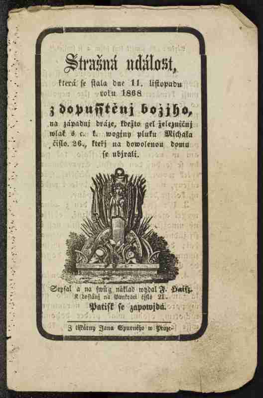 Titulní list jedné z Haisových písní