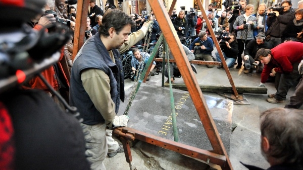 Accessibility of Tycho de Brahe tomb (photography:National Museum archive)