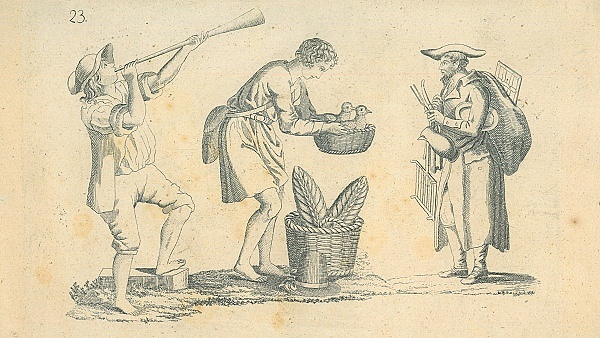 Pastýřové - darovníci. Černobílý tisk z Ústecka, 19. století (zdroj: Národní muzeum) Pastýřové - darovníci. Černobílý tisk z Ústecka, 19. století (zdroj: Národní muzeum)