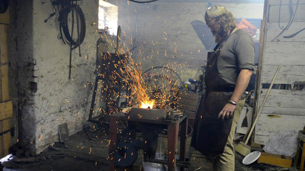 fotografie kovářské dílny