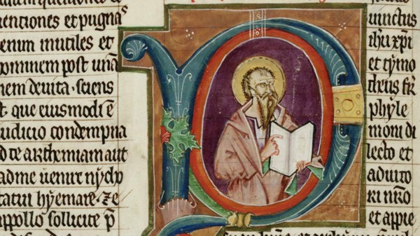 Sv. Pavel. Františkánská bible (zdroj: Národní muzeum) Sv. Pavel. Františkánská bible (zdroj: Národní muzeum)