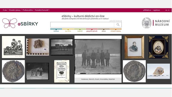 Úvodní strana eSbírek Úvodní strana eSbírek