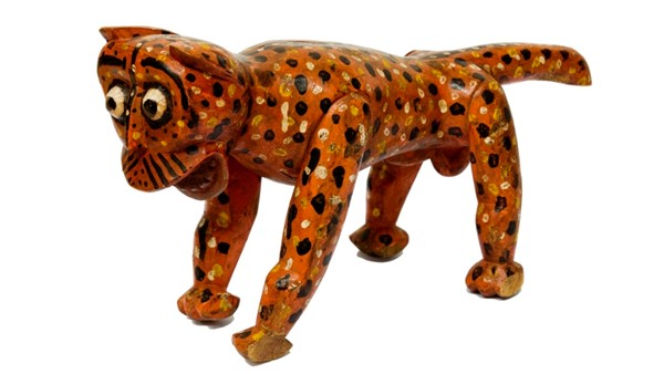 Leopard, polovina 20. století, Nigérie (zdroj: Národní muzeum) Leopard, polovina 20. století, Nigérie (zdroj: Národní muzeum)