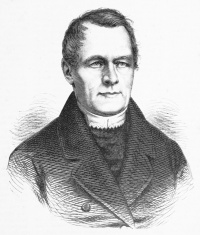 Kresba. Kněz Václav Krolmus, který se velmi zasloužil o objevení mnohých památek v krajině od Josefa Mukařovského. Zdroj: Světozor 1883