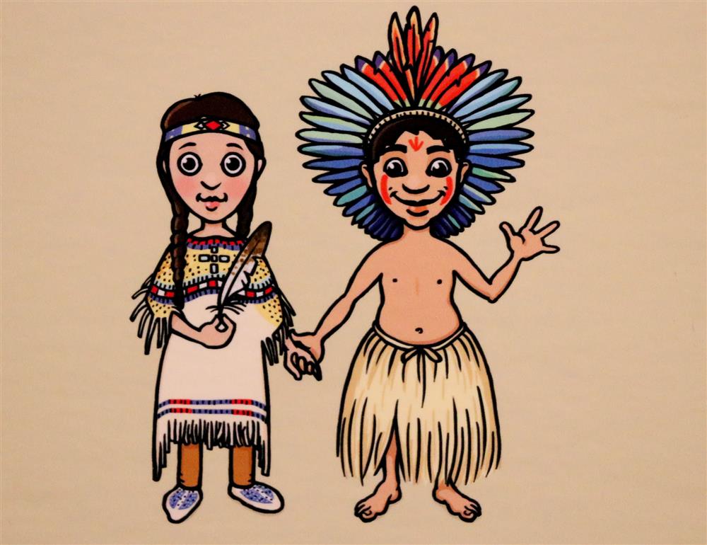 Průvodci dětskou linkou výstavy