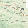 Mapka s lokalizací území, kde byl jadarit nalezen (s využitím Openstreetmap vytvořil Ivo Macek)
