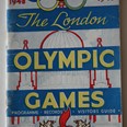 Program  a průvodce pro návštěvníky olympiády z roku 1948. Zdroj: Národní muzeum